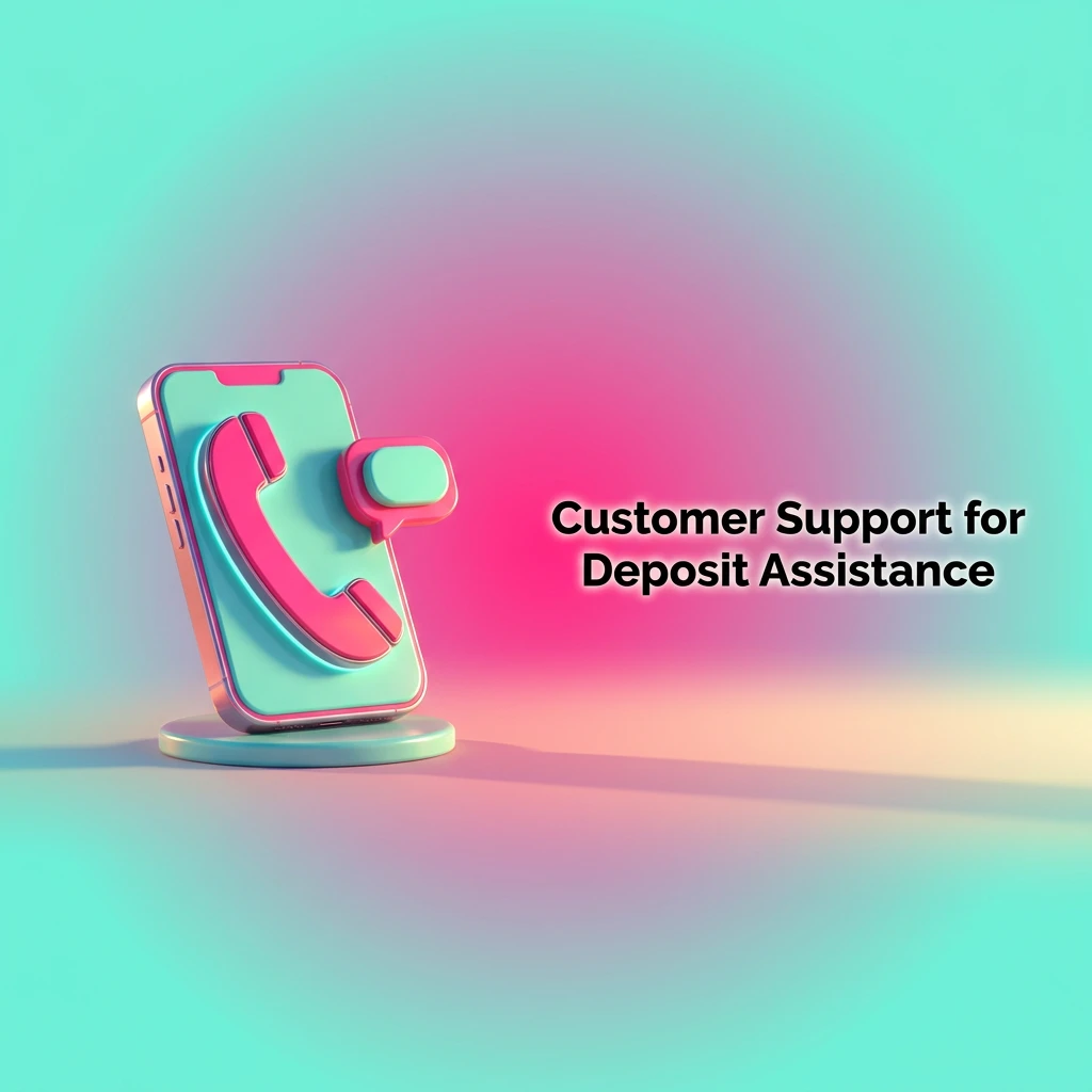 Casino customer support options including live chat, email, and FAQ help center for resolving deposit issues