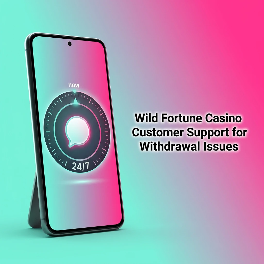 Wild Fortune Casino customer support channels including live chat, email, and help centre for withdrawal assistance
