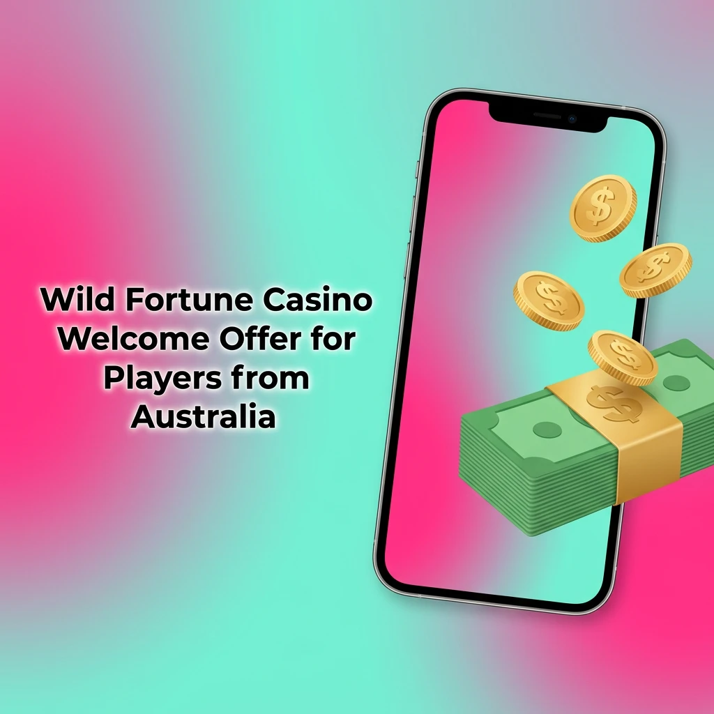 Wild Fortune Casino Australia welcome offer: 100% match up to AU$500 plus daily free spins for new players